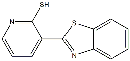 3-(1,3-benzothiazol-2-yl)pyridine-2-thiol Struktur