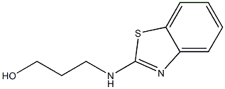 3-(1,3-benzothiazol-2-ylamino)propan-1-ol Struktur