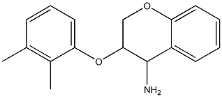 3-(2,3-dimethylphenoxy)-3,4-dihydro-2H-1-benzopyran-4-amine Struktur