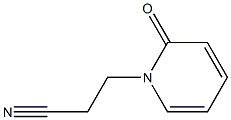 3-(2-oxopyridin-1(2H)-yl)propanenitrile Struktur