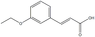 3-(3-ethoxyphenyl)prop-2-enoic acid Struktur