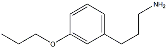 3-(3-propoxyphenyl)propan-1-amine Struktur