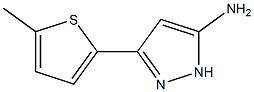 3-(5-methylthien-2-yl)-1H-pyrazol-5-amine Struktur