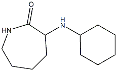 3-(cyclohexylamino)azepan-2-one Struktur