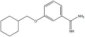 3-(cyclohexylmethoxy)benzenecarboximidamide Struktur