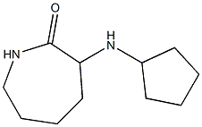 3-(cyclopentylamino)azepan-2-one Struktur