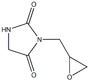 3-(oxiran-2-ylmethyl)imidazolidine-2,4-dione Struktur