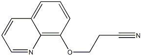 3-(quinolin-8-yloxy)propanenitrile Struktur