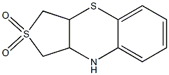 3,3a,9,9a-tetrahydro-1H-thieno[3,4-b][1,4]benzothiazine 2,2-dioxide Struktur