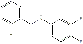 3,4-difluoro-N-[1-(2-fluorophenyl)ethyl]aniline Struktur