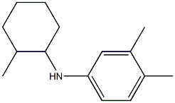 3,4-dimethyl-N-(2-methylcyclohexyl)aniline Struktur