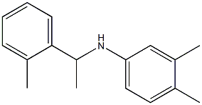 3,4-dimethyl-N-[1-(2-methylphenyl)ethyl]aniline Struktur