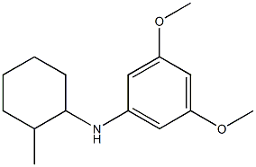 3,5-dimethoxy-N-(2-methylcyclohexyl)aniline Struktur