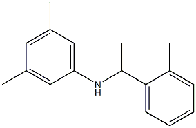 3,5-dimethyl-N-[1-(2-methylphenyl)ethyl]aniline Struktur