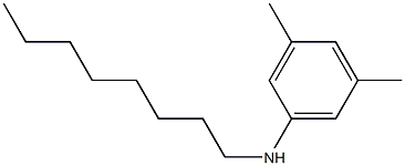 3,5-dimethyl-N-octylaniline Struktur