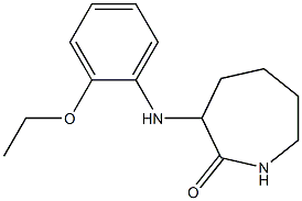 3-[(2-ethoxyphenyl)amino]azepan-2-one Struktur