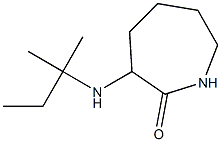 3-[(2-methylbutan-2-yl)amino]azepan-2-one Struktur