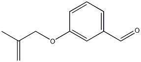 3-[(2-methylprop-2-enyl)oxy]benzaldehyde Struktur