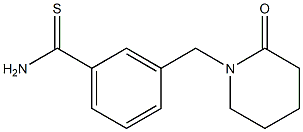 3-[(2-oxopiperidin-1-yl)methyl]benzene-1-carbothioamide Struktur