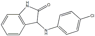 3-[(4-chlorophenyl)amino]-2,3-dihydro-1H-indol-2-one Struktur