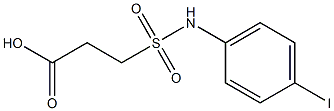 3-[(4-iodophenyl)sulfamoyl]propanoic acid Struktur