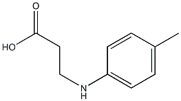 3-[(4-methylphenyl)amino]propanoic acid Struktur