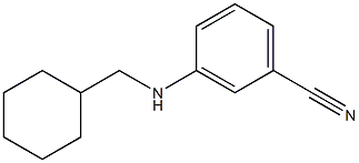 3-[(cyclohexylmethyl)amino]benzonitrile Struktur