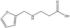 3-[(furan-2-ylmethyl)amino]propanoic acid Struktur