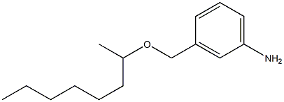 3-[(octan-2-yloxy)methyl]aniline Struktur