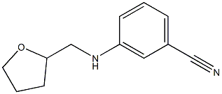 3-[(oxolan-2-ylmethyl)amino]benzonitrile Struktur