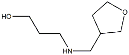 3-[(oxolan-3-ylmethyl)amino]propan-1-ol Struktur