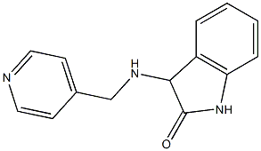 3-[(pyridin-4-ylmethyl)amino]-2,3-dihydro-1H-indol-2-one Struktur