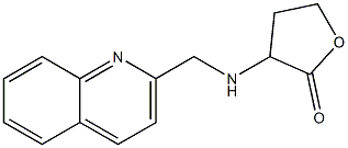 3-[(quinolin-2-ylmethyl)amino]oxolan-2-one Struktur