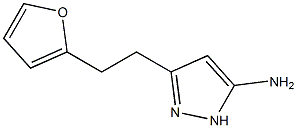 3-[2-(furan-2-yl)ethyl]-1H-pyrazol-5-amine Struktur