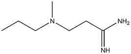 3-[methyl(propyl)amino]propanimidamide Struktur