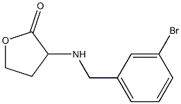 3-{[(3-bromophenyl)methyl]amino}oxolan-2-one Struktur