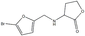 3-{[(5-bromofuran-2-yl)methyl]amino}oxolan-2-one Struktur