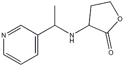 3-{[1-(pyridin-3-yl)ethyl]amino}oxolan-2-one Struktur