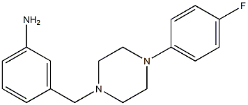 3-{[4-(4-fluorophenyl)piperazin-1-yl]methyl}aniline Struktur