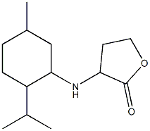 3-{[5-methyl-2-(propan-2-yl)cyclohexyl]amino}oxolan-2-one Struktur