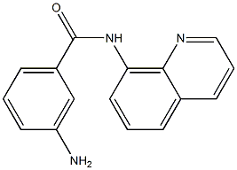 3-amino-N-(quinolin-8-yl)benzamide Struktur