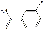 3-bromobenzene-1-carbothioamide Struktur