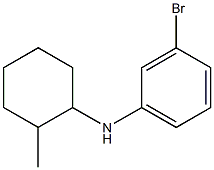 3-bromo-N-(2-methylcyclohexyl)aniline Struktur