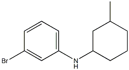 3-bromo-N-(3-methylcyclohexyl)aniline Struktur