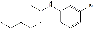 3-bromo-N-(heptan-2-yl)aniline Struktur