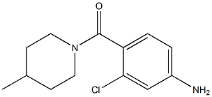 3-chloro-4-[(4-methylpiperidin-1-yl)carbonyl]aniline Struktur