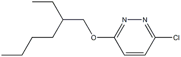 3-chloro-6-[(2-ethylhexyl)oxy]pyridazine Struktur