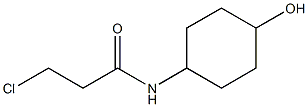 3-chloro-N-(4-hydroxycyclohexyl)propanamide Struktur