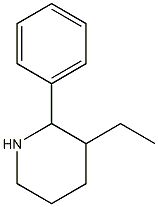 3-ethyl-2-phenylpiperidine Struktur