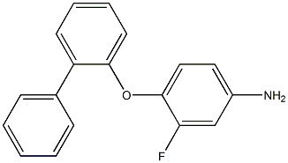 3-fluoro-4-(2-phenylphenoxy)aniline Struktur